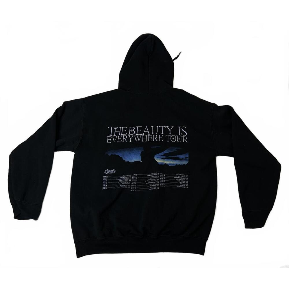 Chelsea Cutler The Beauty Is Everywhere Tour Black Hoodie Sweatshirt Medium